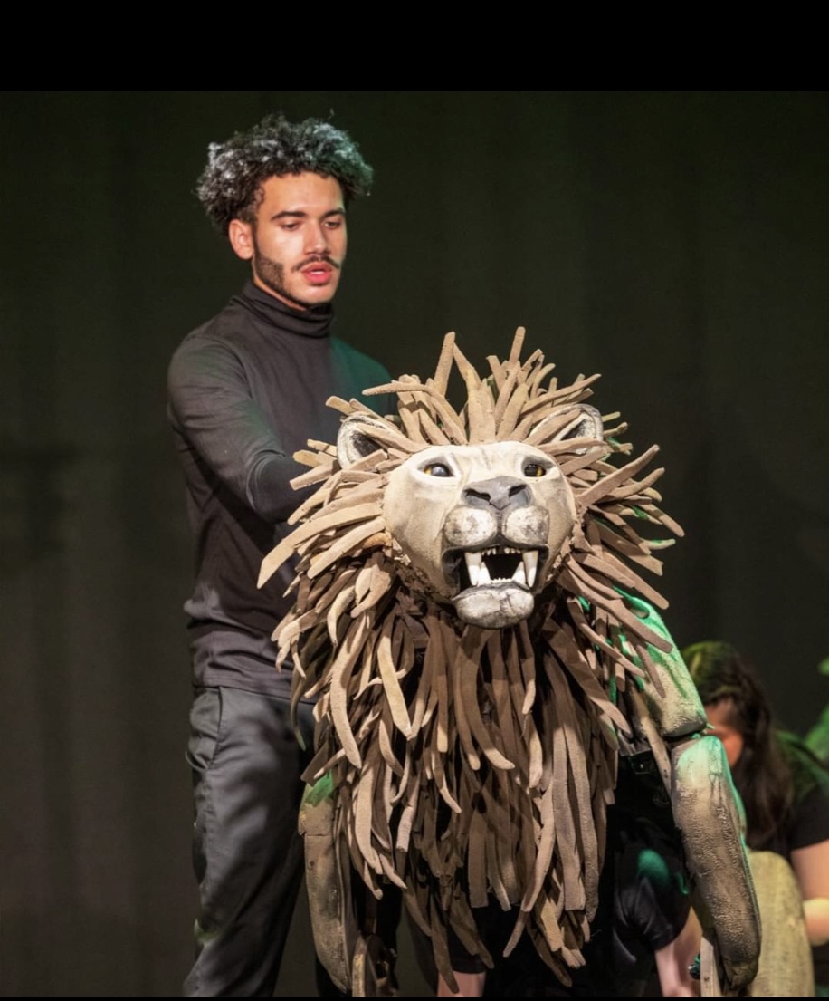 Xavier Raines as Aslan in The Lion, the Witch, and the Wardrobe